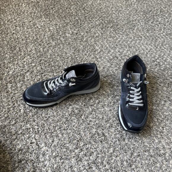 Paul Green Spunky Sneakers Shoe Navy Blue Suede Lace Up UK 7 US 9.5 NEW READ - Picture 4 of 12